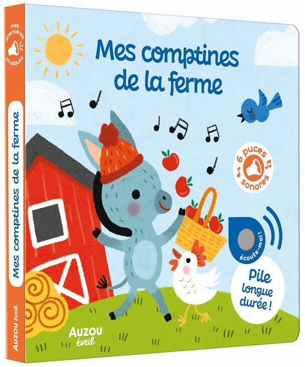 Mes premiers sonores : Mes comptines de la ferme - Auzou