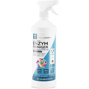 Hauszauber Enzymreiniger Geruchsentferner, Zauberfrische, gebrauchsfertig, gegen Urin, Schweiß und Kot, Spray 1 Liter