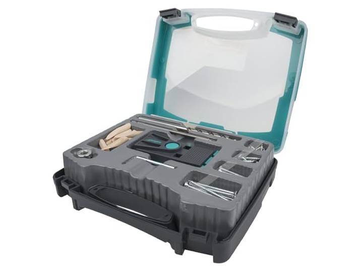 wolfcraft Undercover Jig Set TX, 55-dlg. I 4642100 I Complete sets voor onzichtbare schroefverbindingen