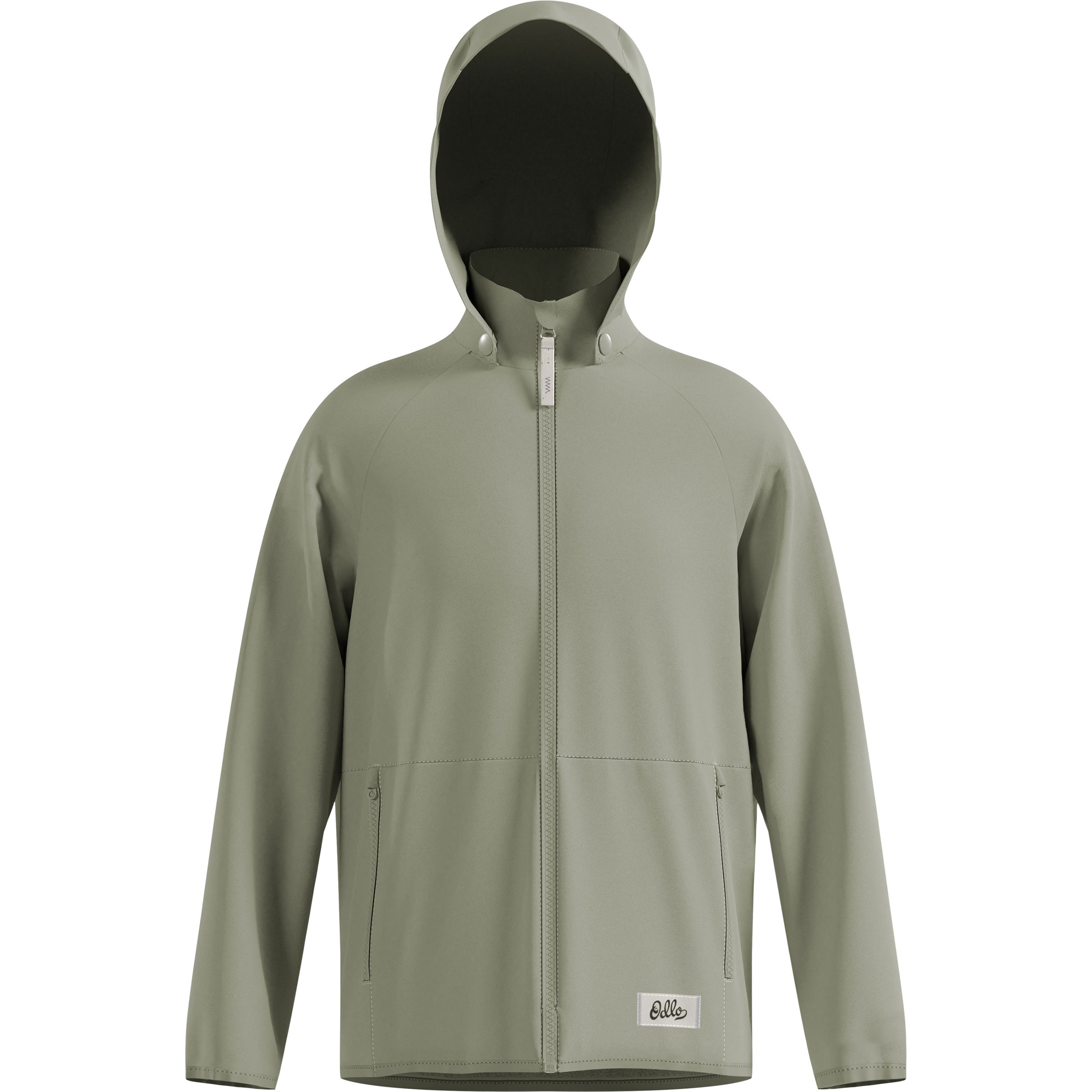 Odlo Softshell Kinder Softshelljacke oliv Größe 140 Trekking Winddicht