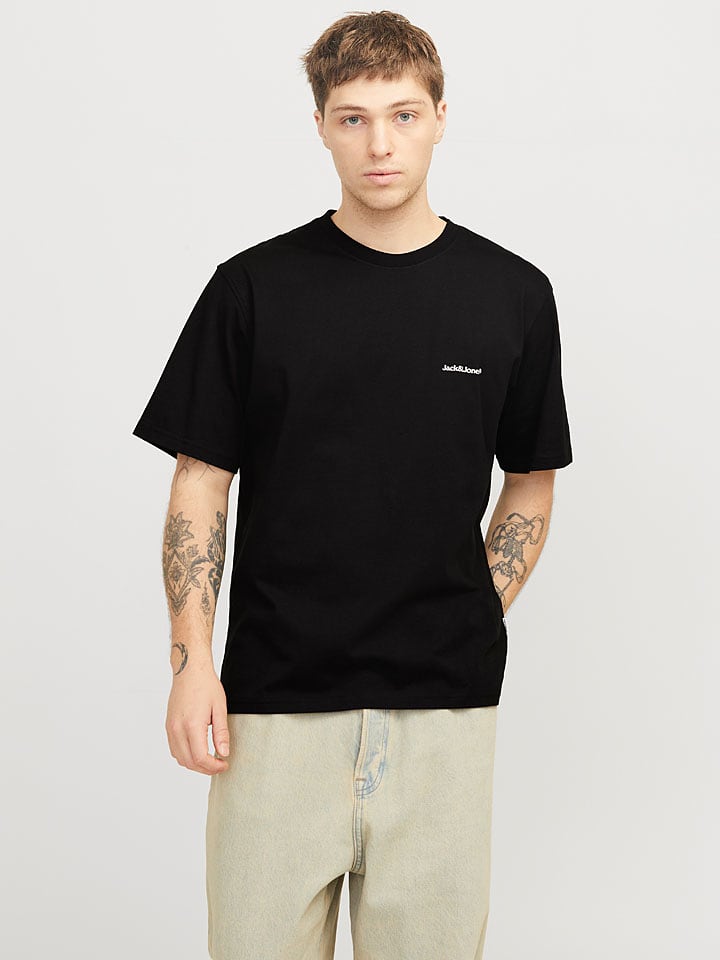 Jack & Jones Shirt "Split" in Schwarz - L