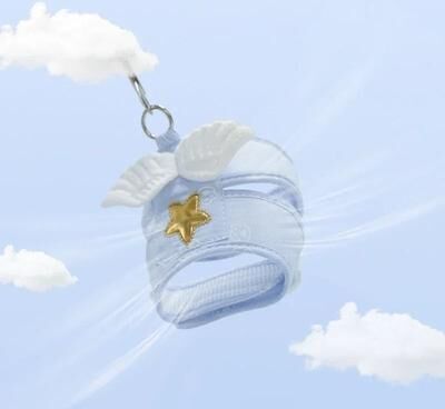 Uplift Picks Kawaii Angel Wing Pet Harness Leash Set For Cats And Small Dogs blue 1 Kg