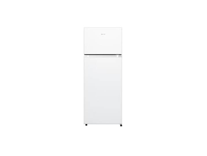 Gorenje RF414DPW4 Kühl-Gefrierkombination/Freistehend/EK:D /39dB /206 Liter Fassungsvermögen/CrispZone/EcoMode/Abtau-Vollautomatik/Türnaschlag wechselbar/HxBxT: 143,6 x 55,4 x 54,2 cm/Weiß