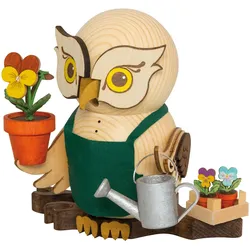 Kuhnert, Zubehör Raumduft, Eule Räuchergefäss aus Holz versch. Varianten ca. 15 cm - Made in Germany