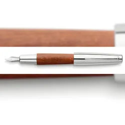 Faber Castell Füller e-motion Birnb/Chr braun Feder EF