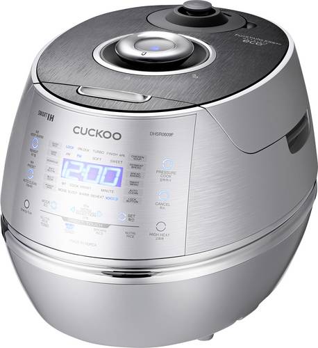 CUCKOO CRP-DHSR0609F Induktion IH Dampfdruck-Reiskocher 1080ml 6 Tassen | Fuzzy Logic | Programmierbar | GABA-Reis |