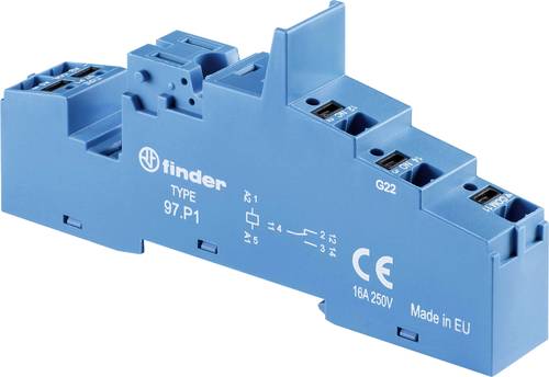 Finder 97.P1 Relaissockel Passend für Serie (Relais): Serie 46, Serie 99, Serie 86 46.61, 99.02, Finder