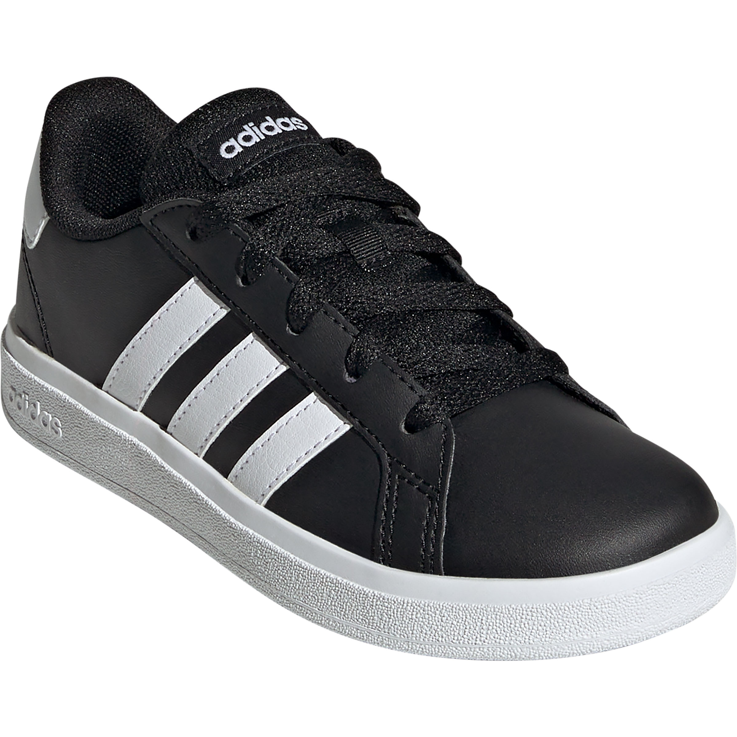 adidas Grand Court 2.0 Kids Kinder Freizeitschuhe schwarz Größe 30.5 Lifestyle Widerstandsfähig