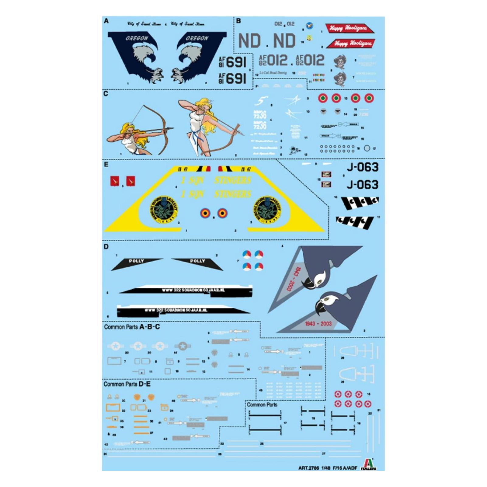 Wittmax 1:48 F-16A Fighting Falcon (8001283027861)