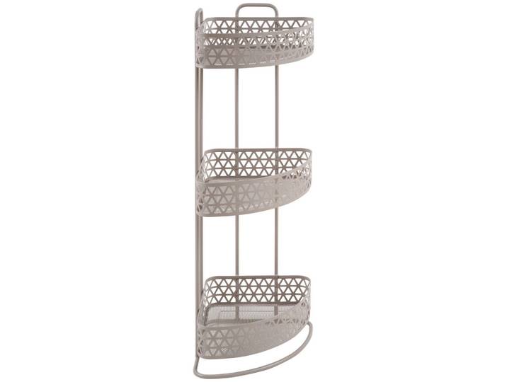 Homeware Aufbewahrungsregal, Taupe, Metall, Uni, 3 Fächer, 30.5x70.5 cm, stehend, Ordnen & Aufbewahren, Deko- & Aufbewahrungsboxen, Regalboxen & Stehsammler