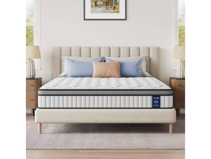 BedStory Matratze 140x200cm,Taschenfederkernmatratze Höhe 31cm,Orthopädische Matratze mit Komfortschaum H3&H4 Härtegrad,Federkernmatratze für Erwachsene Öko-Tex Zertifiziert & CertiPUR Zertifiziert