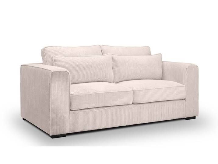 2,5-Sitzer Polstersofa Almera , 200cm , Cordstoff , grau-beige