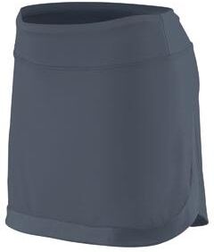 Augusta Sportswear AG2410 Women's Action Color Block Skort in Graphite Grey size XL   Polyester/Spandex Blend 2410