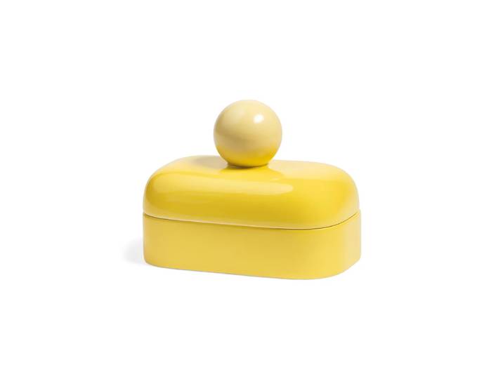 &klevering - Orb Aufbewahrungsdose, small, gelb