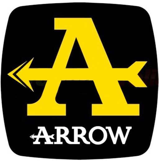 Adesivo Scarico Terminale Originale Arrow Universale 7x7 Cm