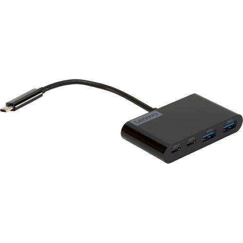 Lenovo Select USB Type-C 4-Port USB-Hub schwarz