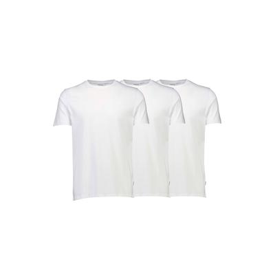 Kurzarmshirt LINDBERGH "T-Shirt (Kurzarm) Relaxed Fit", Herren, Gr. XXL, weiß, Obermaterial: 100% Baumwolle, unifarben, lässig geschnitten, Rundhals, Shirts