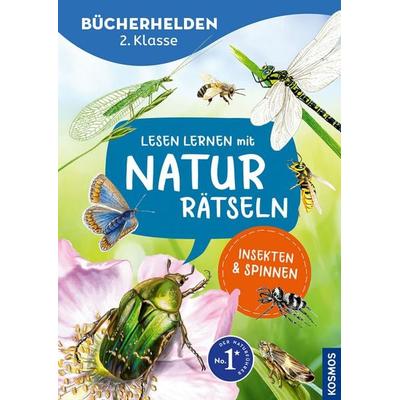 Lesen lernen mit Naturrätseln, Bücherhelden 2. Klasse, Insekten & Spinnen, Taschenbuch von Leonie Duppke, Kosmos, 978-3-440-17819-5