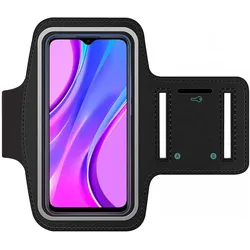 SmartFitness Xiaomi Redmi 9 Handy Sport Armband, Smartphone Sportarmband, Schwarz