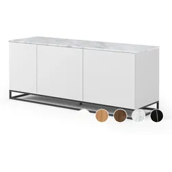 TemaHome Sideboard Join - 160L2 mit Metallfuss Weiss