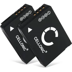 Cellonic Akku für Panasonic Lumix DMC-TZ7, DMC-TZ10, DMC-TZ6, DMC-TZ9, DMC-ZS1 (Kamera Akku), Kamera Stromversorgung, Schwarz