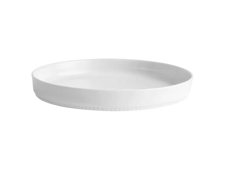 Pillivuyt Plat à pâtes à bords rectilignes Toulouse Ø 22 cm Blanc