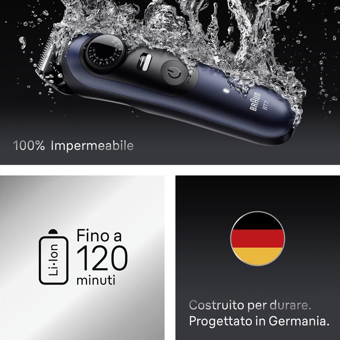 Braun Regolabarba Bt 7520-blu