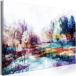 Artgeist, Bilder, World in Paints (1 Part) Wide (120 x 80 cm)