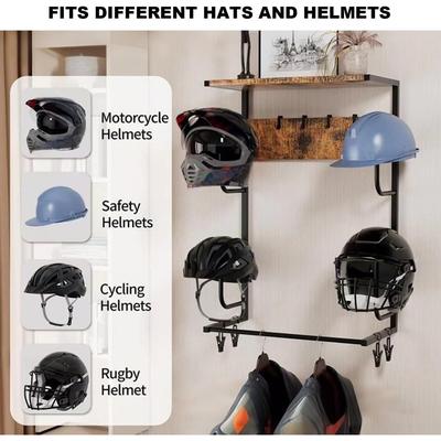 Garvee Motorcycle Helmet Displayer for Most Helmet and Motorcycle Accesories