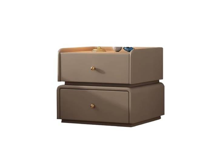 JHPfdhDTR Nachttisch, Nachttisch neben dem Tisch, Beistelltische for Schlafzimmer(Light Brown,40x40x45cm)