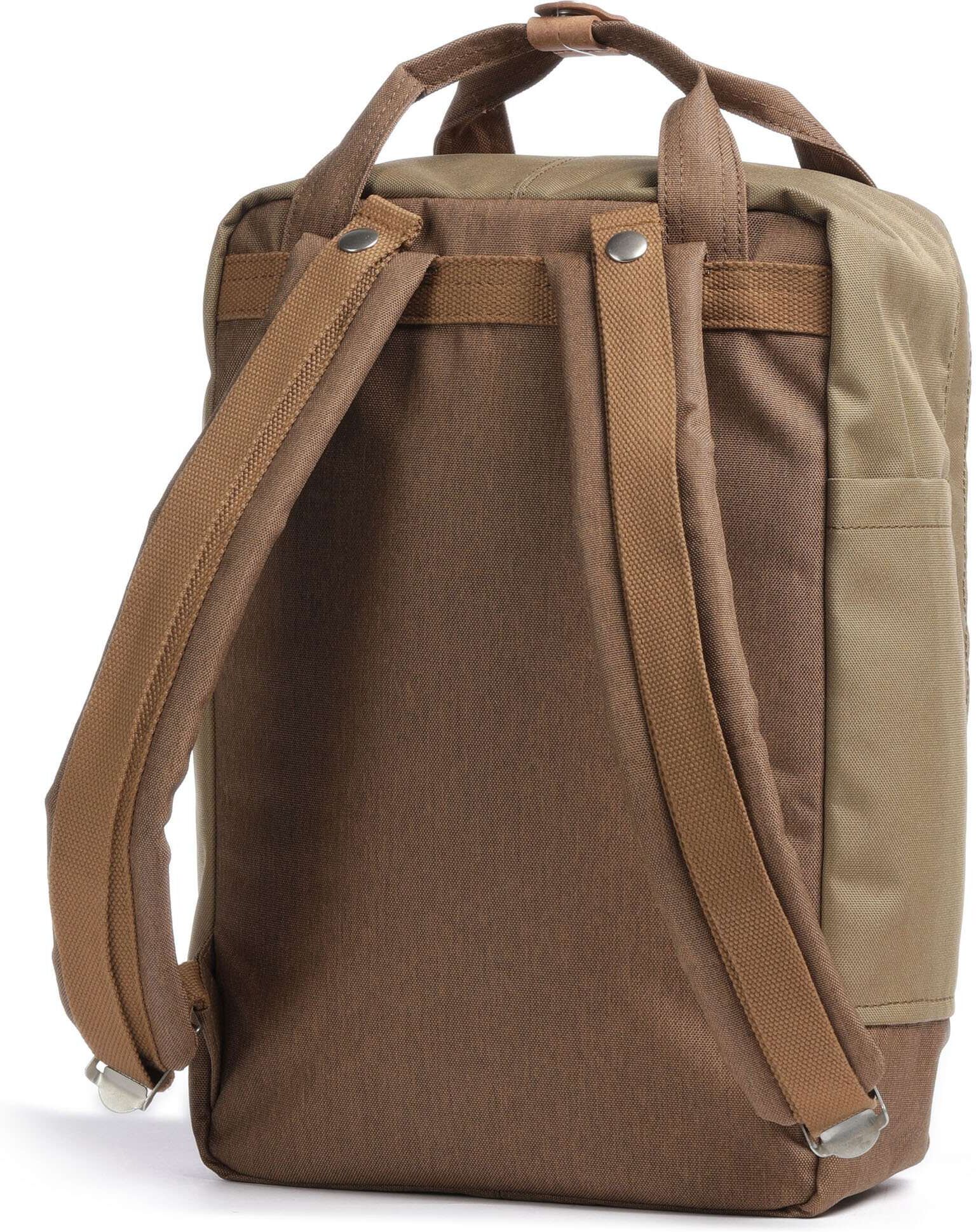Doughnut Macaroon Rucksack, braun,oliv
