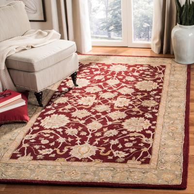 SAFAVIEH Anatolia Angeline Traditional Oriental Hand-spun Wool Rug