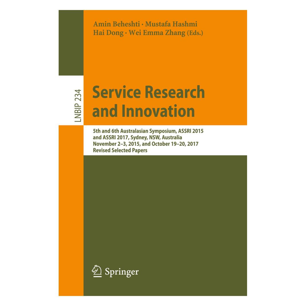 Springer Service Research and Innovation (Englisch, Softcover, Amin Beheshti, Hai Dong, Mustafa Hashmi, Wei Emma Zhang) (55970756)