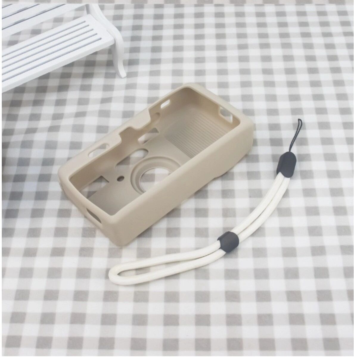 INF Silikon-Schutzhülle kompatibel mit Kodak Snapic A1 – Weicher Vollschutz, staubdicht, präzise Aussparungen Beige