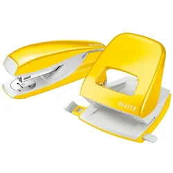 Leitz Tacker-Locher-Büroset »5095 WOW« gelb, 9.8x10.9 cm