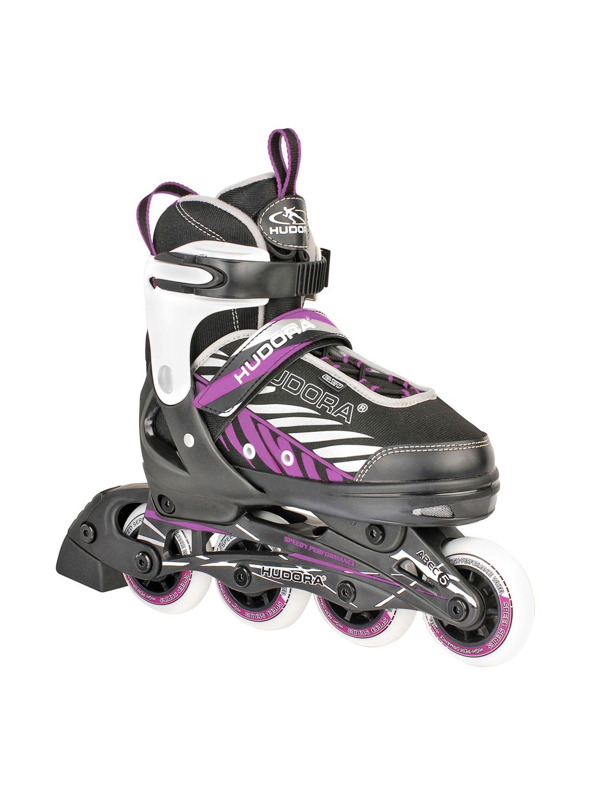 Hudora Inline Skates Mia Black/Purple size 37-40