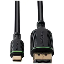 MicroConnect USB-C Displayport cable 5m (5 m), Videokabel, Schwarz
