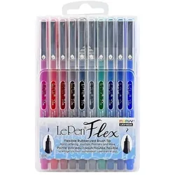 Marvy, Schreibstifte, Le Pen Flex Primary Fineliner, 10 Farben (10x)