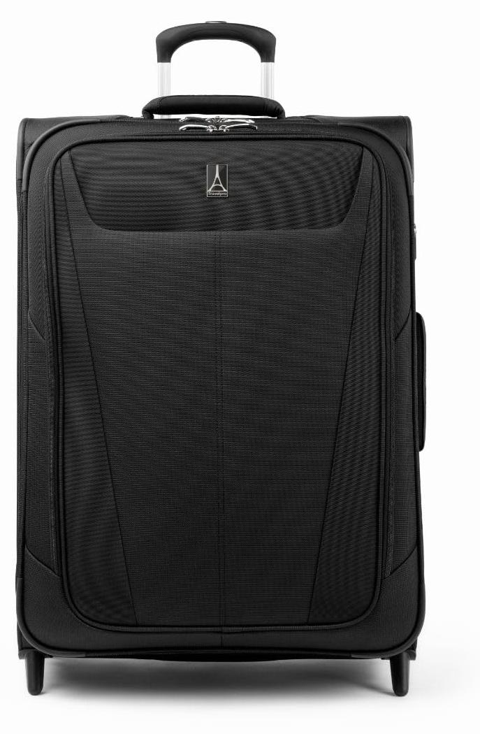 Expandierbarer Koffer - 26 Zoll - 100 Liter - Mit weichem Gehäuse - Schwarz