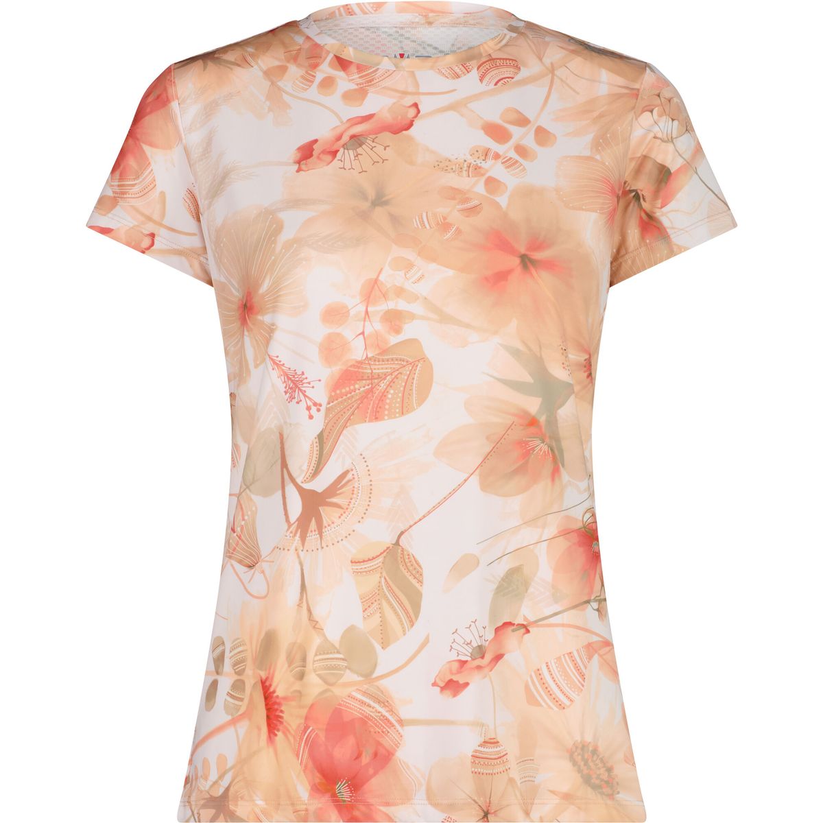 CMP Woman T-shirt coral-off white (02ZV) 36 36N5186-02ZV-36