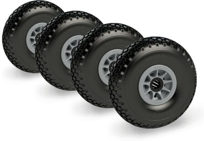 fetra Roues PU increvables 260x85mm 4 pièces (1777)
