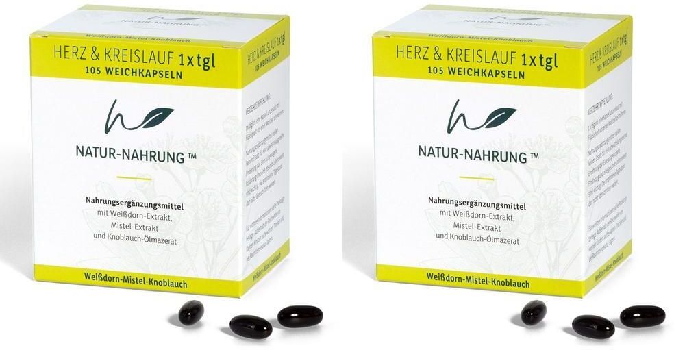 Natur Nahrung Natur-Nahrung Herz & Kreislauf 1x tgl.Weichkapseln 2x 2x105 St Weichkapseln