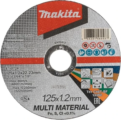 Makita E-10724 Kapskiva 125x1.2mm Multimaterial