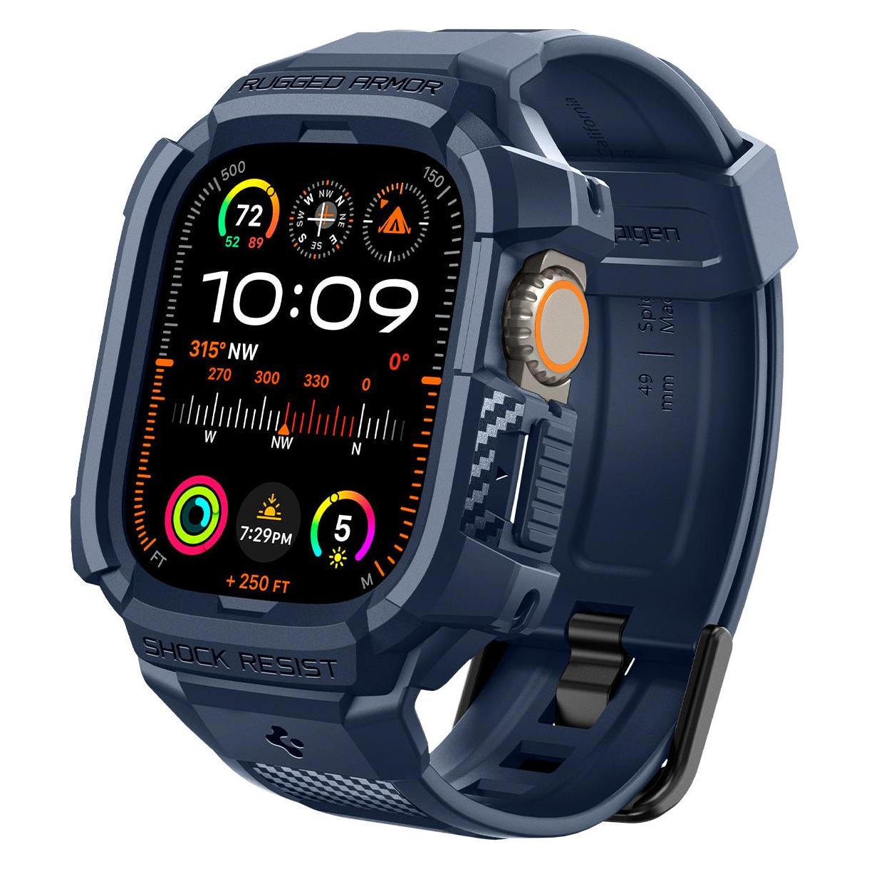 Spigen Appl Watch Ultr 2/1 RugArmProNvBl (ACS07389)