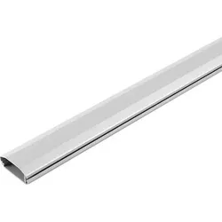 Hagor HA Cablecover Click 110 Silver  Aluminium Kabelkanal mit Klappdeckel