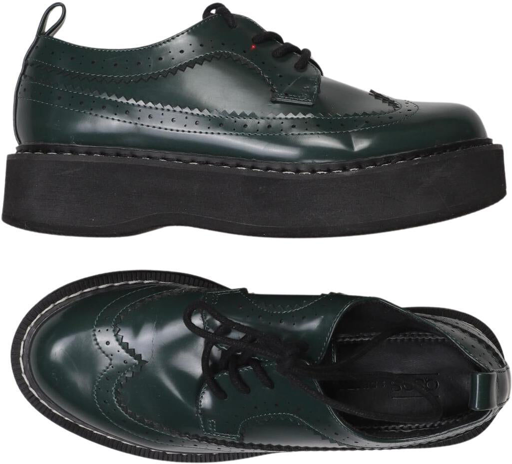 asos Damen Halbschuh, Grün, Gr. EU 37 (UK 4), kein / Etikett - Second Hand