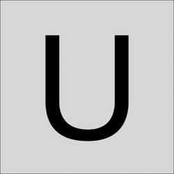 RZB 99223.013.U Buchstabe U 120 mm 1 St.