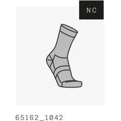 Poc, Sportsocken, Cadence Road Long Sock Radsocken Grau, Grau, Silber