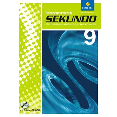 Sekundo 9. Schulbuch mit CD-ROM, Gebundene Ausgabe von , Schroedel