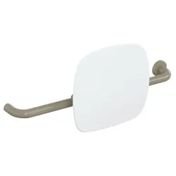 Hewi 801 Rückenstütze 801.51.9261R86 Wandabstand 150mm, Ausführung rechts, Lehne signalweiß, sand
